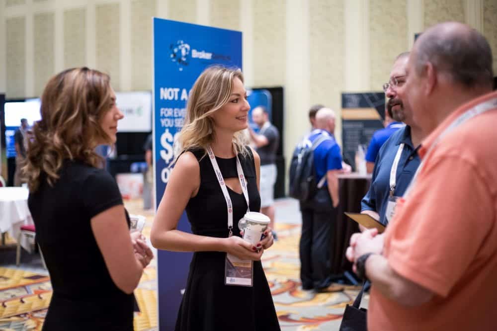 Attendees network at the 2016 Networking Cocktail Party