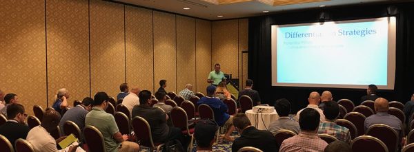 Inside the workshop room at ticket summit
