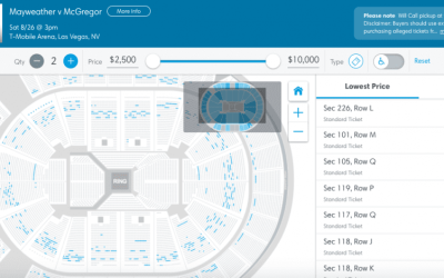 Resale Option for Mayweather-McGregor Vanishes from Ticketmaster