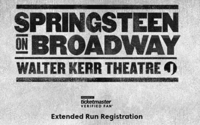 Springsteen on Broadway Extended by Ten Weeks
