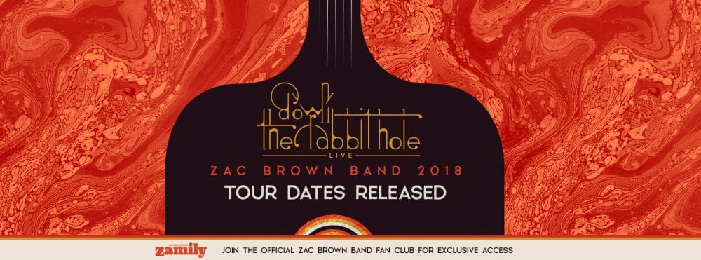 zac brown band down the rabbit hole tour