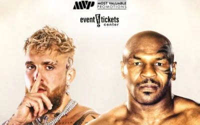 Event Tickets Center Named as Official Reseller for Jake Paul, Mike Tyson Fight