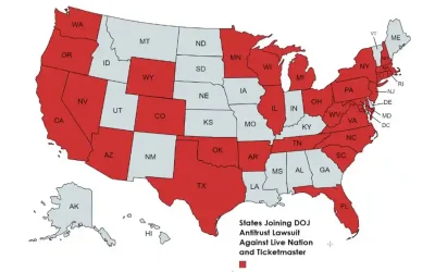 States Suing LN/Ticketmaster Represent 80% of U.S. Population