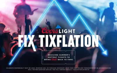Coors Light To Address Unaffordable Concert Tickets With ‘Fix Tixflation’