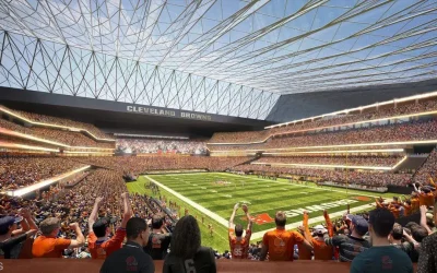 Browns Release Renderings of 2.4B Cleveland Dome Stadium