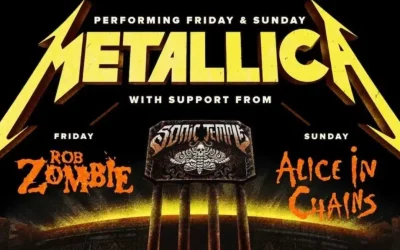 Sonic Temple 2025: Metallica, Rob Zombie, Alice in Chains