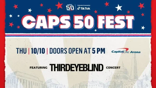 Washington Capitals to Celebrate 30th Anniversary with Third Eye Blind Concert