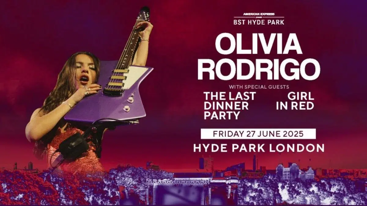 Olivia Rodrigo to Headline 2025 BST Hyde Park in Biggest UK Show Yet