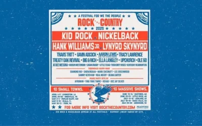 Rock the Country Tour 2025: Kid Rock, Nickelback, Hank Williams Jr.