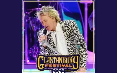 Rod Stewart to Take the Legends Slot at Glastonbury Festival 2025