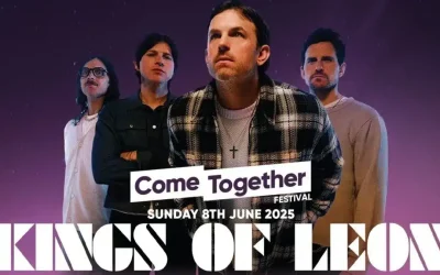 Kings of Leon Confirmed as Second Headliner for Inaugural Come Together Festival