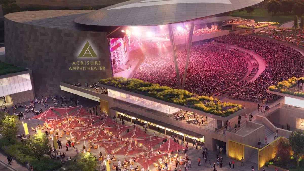 Acrisure Amphitheater rendering provided by Grand Action 2.0