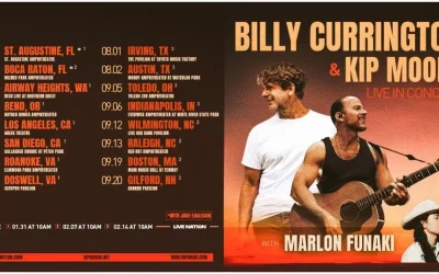 Billy Currington Teams Up with Kip Moore for 2025 Summer Tour