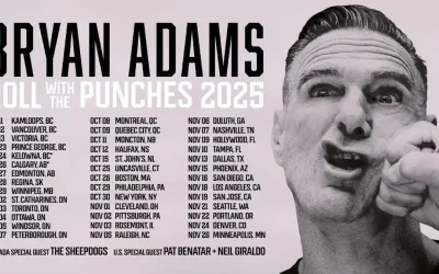 Bryan Adams Unveils ‘Roll With The Punches’ North American Tour Dates
