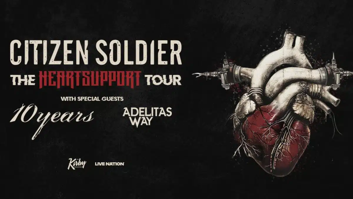 Citizen Soldier Unveil 2025 The HeartSupport Tour