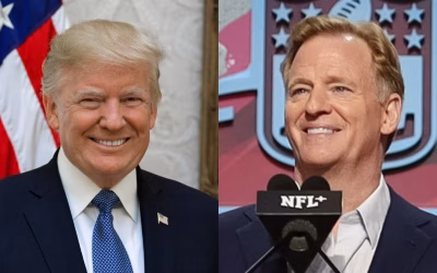 Goodell, Trump Reveal 2027 NFL Draft Will Be Held in Washington, D.C.
