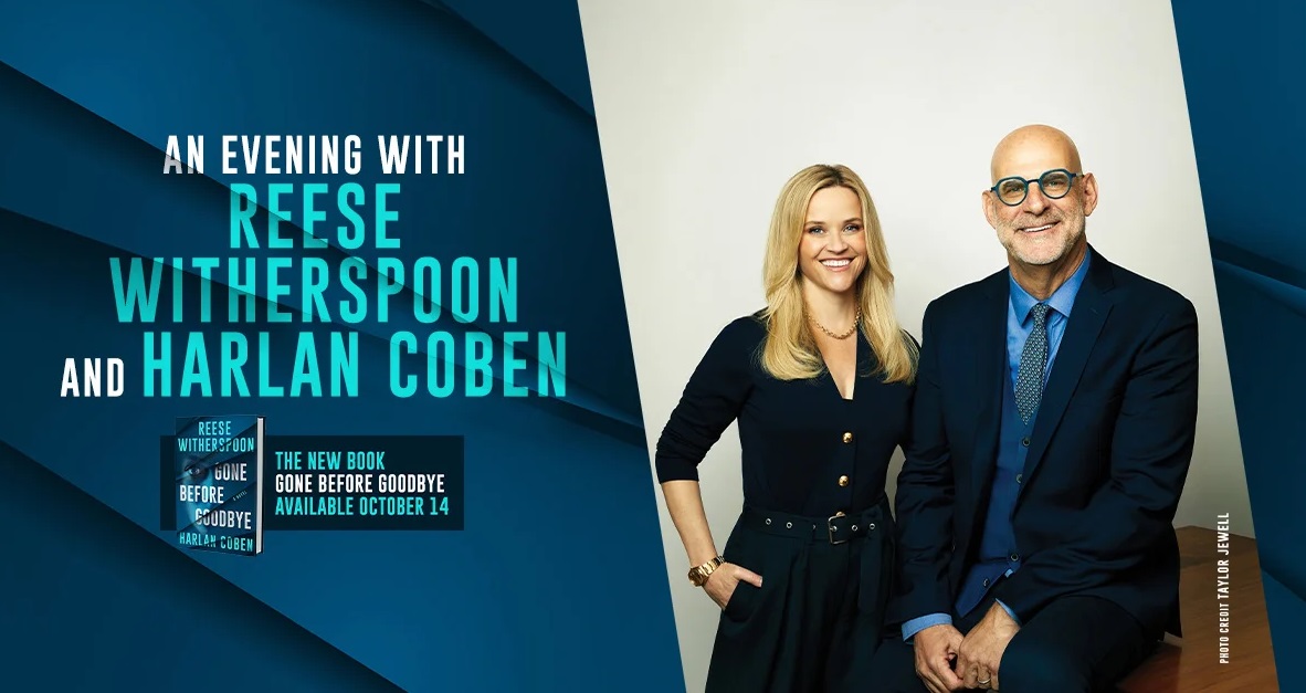 Reese Witherspoon & Harlan Coben via Stifel Theatre's official website