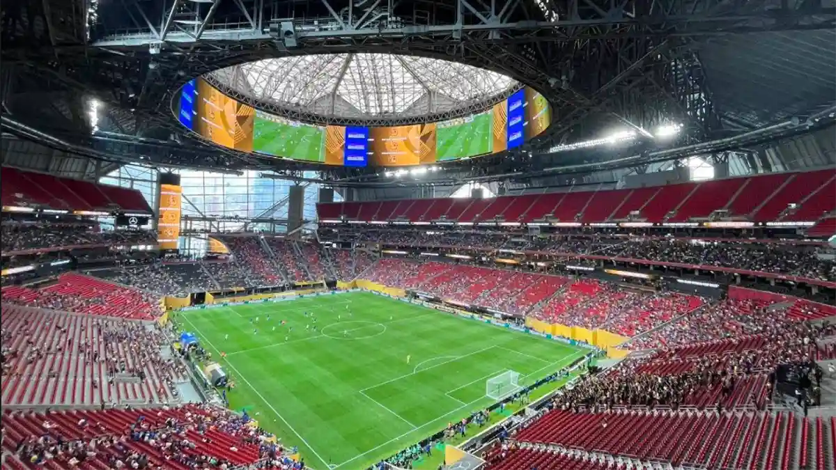 The stands in Atlanta were visibly empty for the FIFA Club World Cup opener.