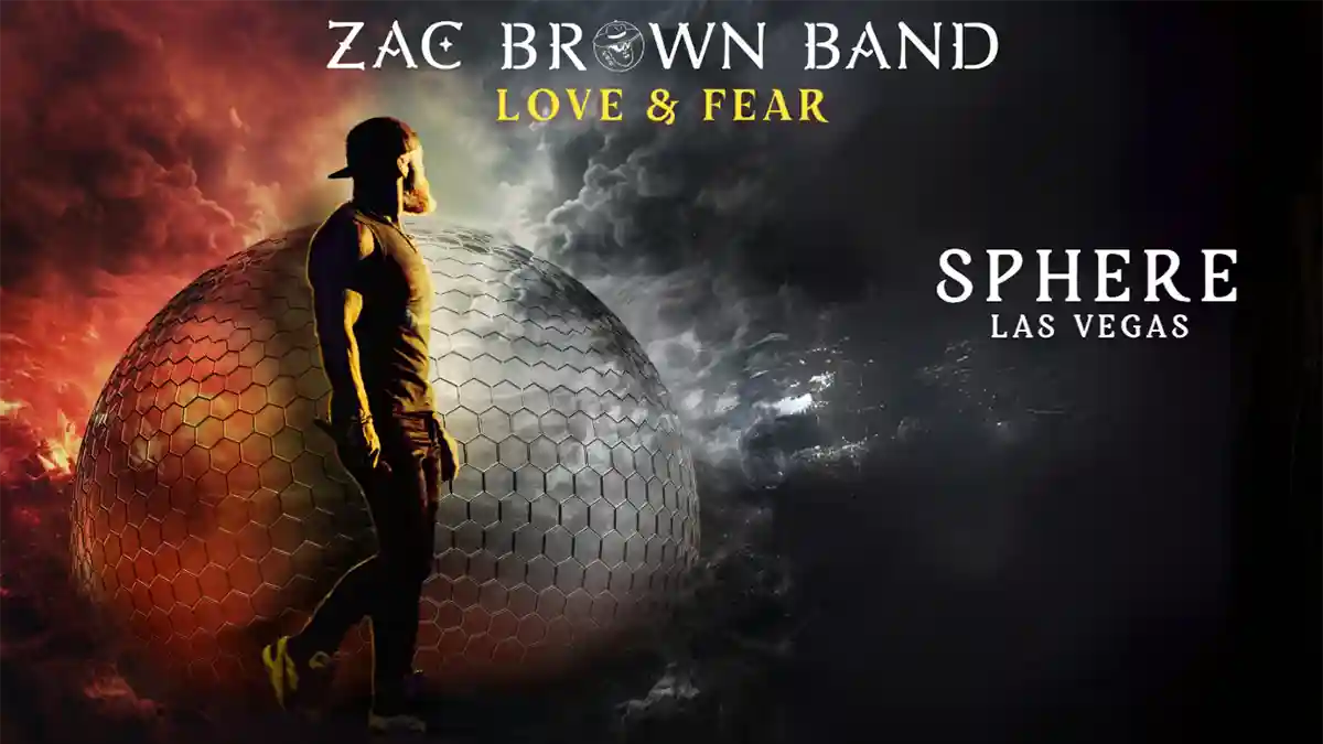 Zac Brown Band set dates for a residency at Sphere in Las Vegas in December 2025. (Image via artist website)