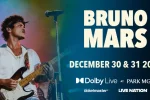 Bruno Mars to Celebrate New Year’s with Las Vegas Shows at Dolby Live