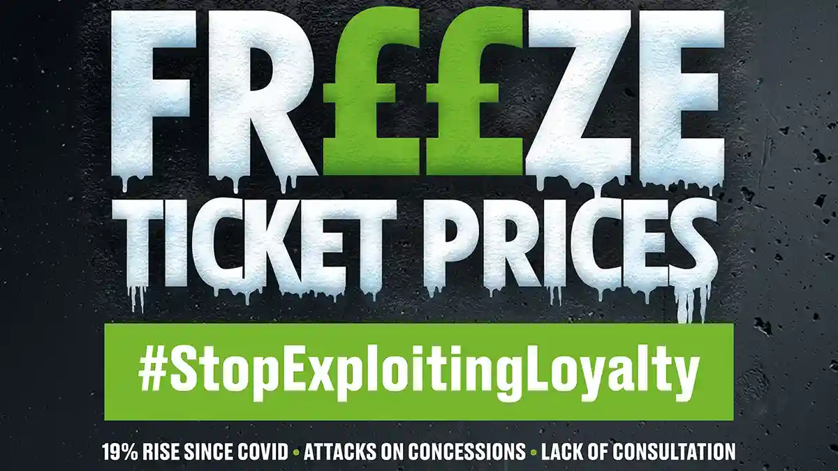 The Football Supporters Association is campaigning against what they and others chracterize as "explotinging loyalty" of core fans in favor of generating revenue. (Image via FSA)