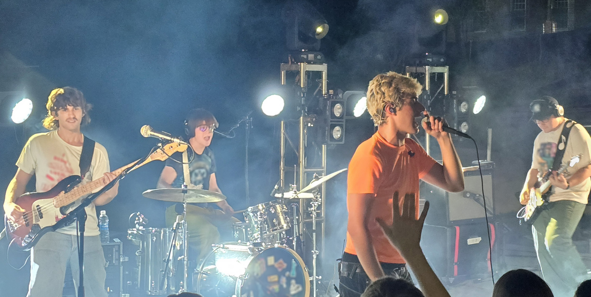 Laundry Day performing "FRIENDS" during a concert in August 2024 via Wikimedia Commons