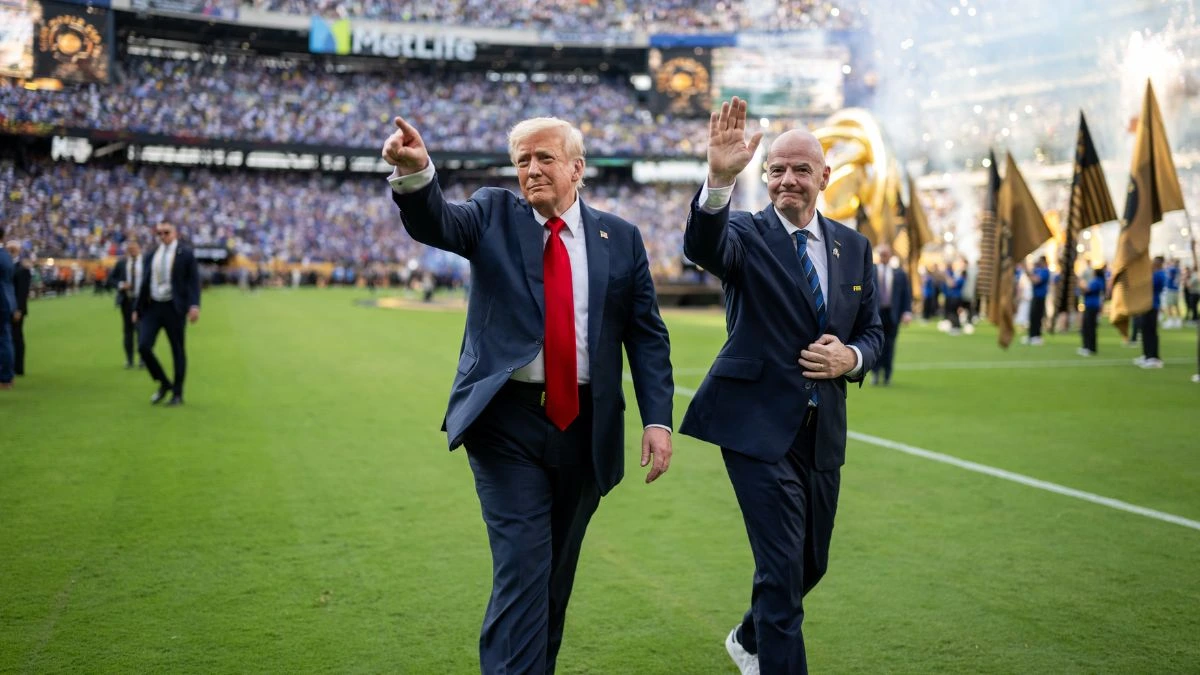 Trump attends the 2025 FIFA World Cup | Photo by The White House, Public Domain via Wikimedia Commons