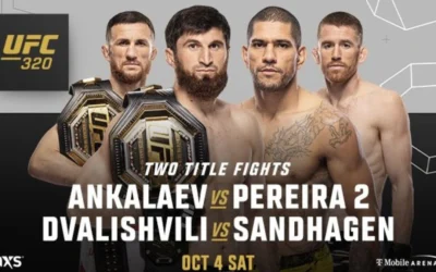 Ankalaev-Pereira Title Rematch Headlines UFC 320 in Las Vegas This October