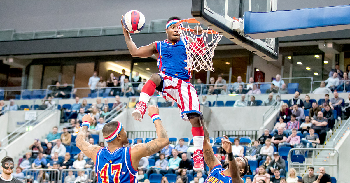 Harlem Globetrotters via ScoreBig