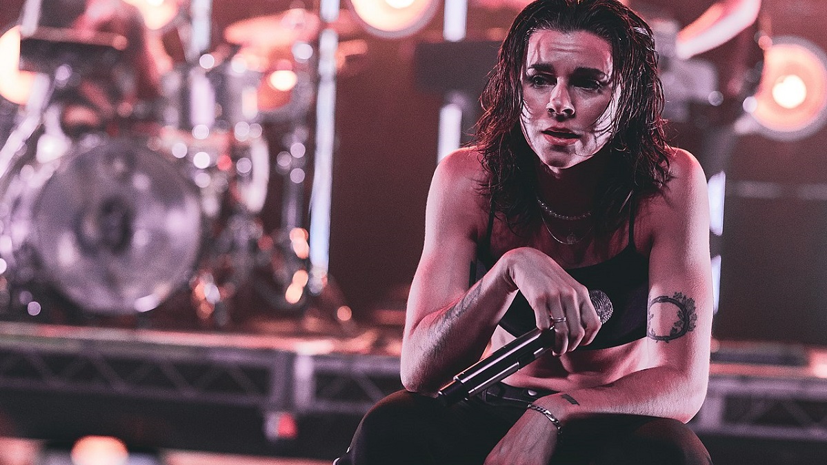 PVRIS at The Fonda theatre on September 2nd, 2021. Shot for Pass The Aux. | Photo credit: Justin Higuchi via Wikimedia Commons