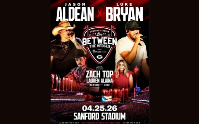 Luke Bryan, Jason Aldean Announce 2026 Sanford Stadium Concert