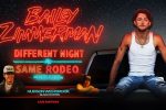 Bailey Zimmerman Plots ‘Different Night Same Rodeo’ North American Tour