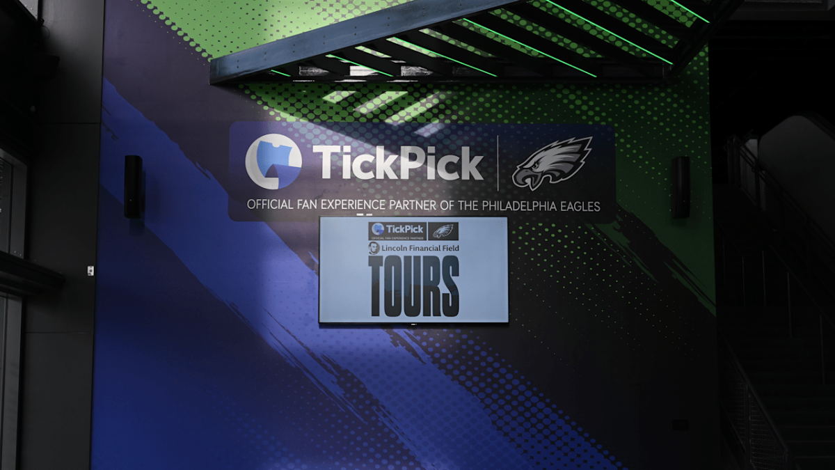 Tickpick and the Eagles announced a new experience partnership on the eve of the new NFL season. (Photo via Philadelphia Eagles website)