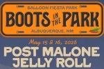 Post Malone, Jelly Roll to Headline Boots In The Park 2026 in Albuquerque