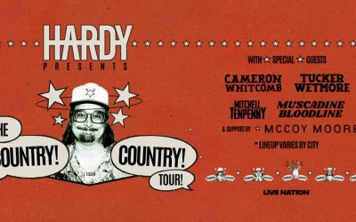 HARDY Announces 2026 ‘THE COUNTRY! COUNTRY! TOUR!’