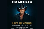 Tim McGraw Announces Limited Las Vegas Run at Caesars Palace