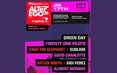 Green Day, Twenty One Pilots, Cage the Elephant Headline 2026 iHeartRadio ALTer EGO Festival