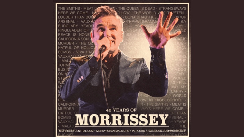 Morrissey Announces “40 Years Of Morrissey” Fall Tour