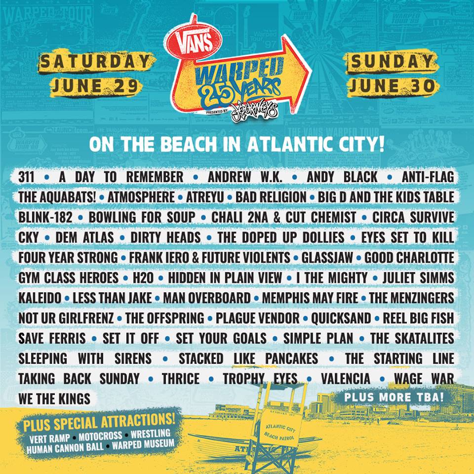 warped tour 2011 lineup detroit