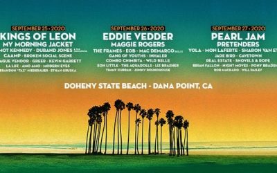 Pearl Jam To Join Eddie Vedder’s 2020 Ohana Festival Lineup