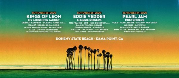 Pearl Jam To Join Eddie Vedder’s 2020 Ohana Festival Lineup