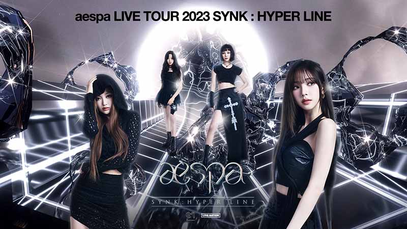 K-Pop Outfit aespa Plans 2023 SYNK: HYPER LINE Tour Dates