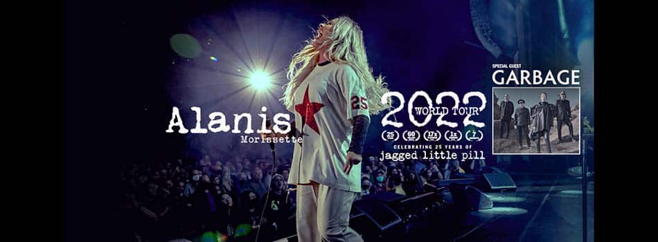 Alanis Morissette tour dates poster