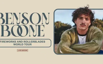Benson Boone Announces ‘Fireworks and Rollerblades’ World Tour