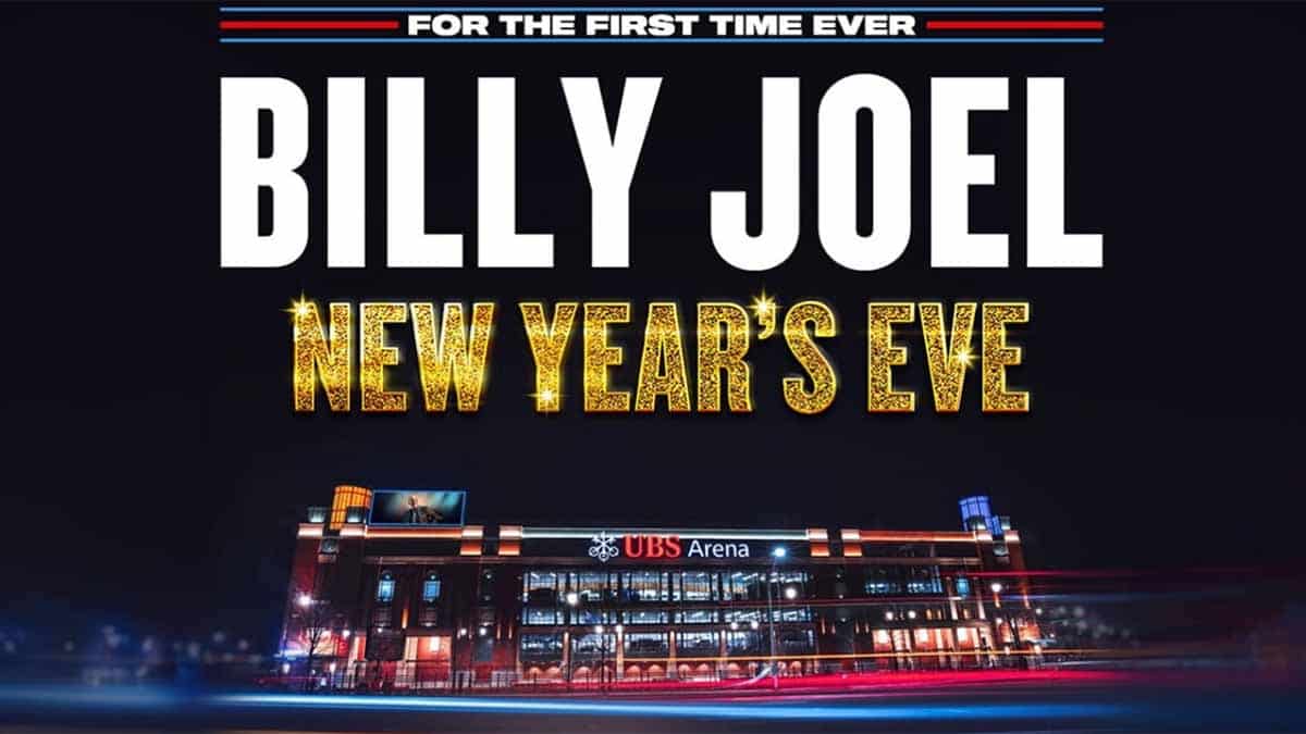 Billy Joel Plans NY Eve Concert at Long Island’s UBS Arena