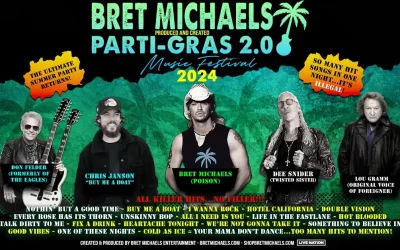 Bret Michaels Brings Back ‘Parti-Gras’ Festival in 2024