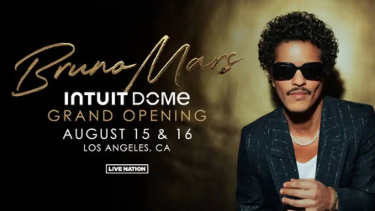 Bruno Mars Set to Perform at Grand Opening of Intuit Dome