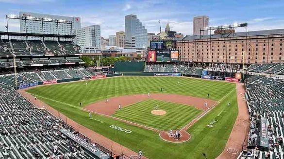Camden Yards in Baltimore photo by Chris6d, CC BY-SA 4.0, via Wikimedia Commons