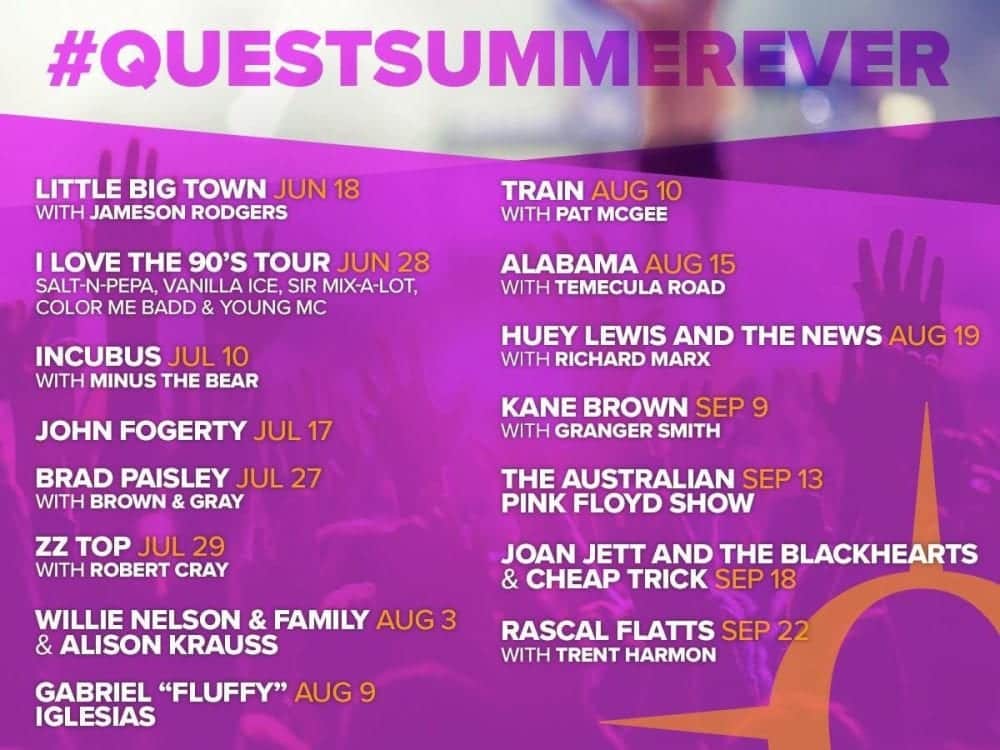 Northern Quest Outdoor Concert Seating Chart