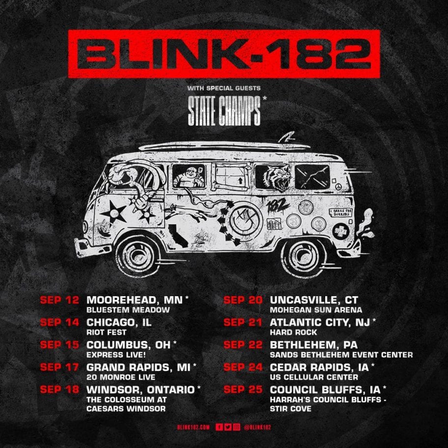 blink 182 tour name